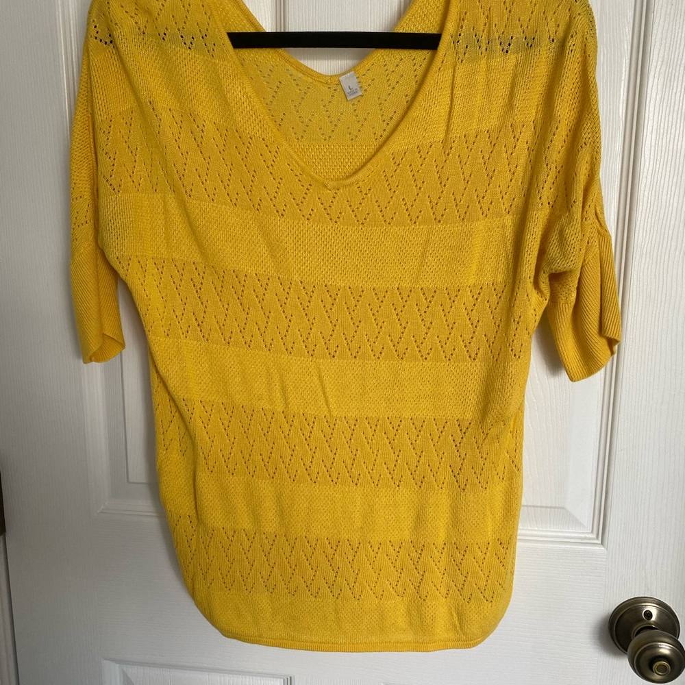 Cadmium Yellow Lightweight Women’s  Sweater Top
